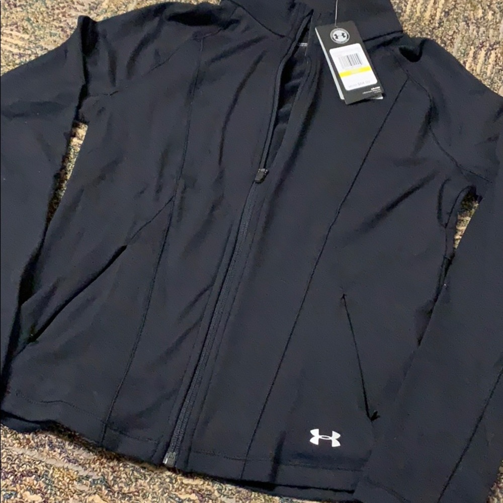 NWT Under Armour Fitted Zip Up